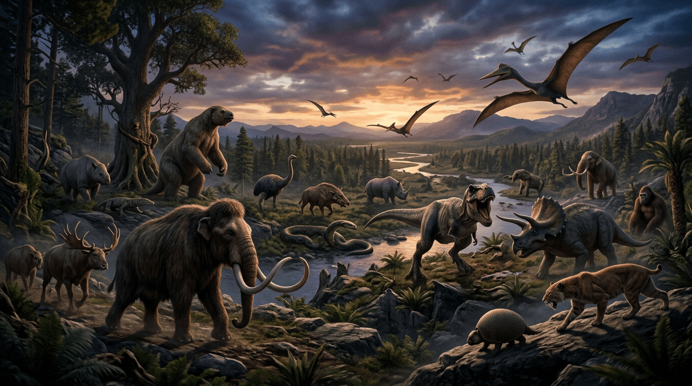 Top 15 Extinct Giant Animals Ranking